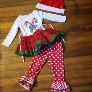 Cute Christmas ensemble  - 2T
